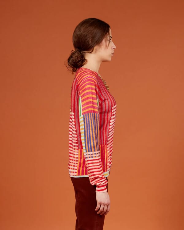 In Bed With You FLORAL PRINT CREWNECK JUMPER COL. 860