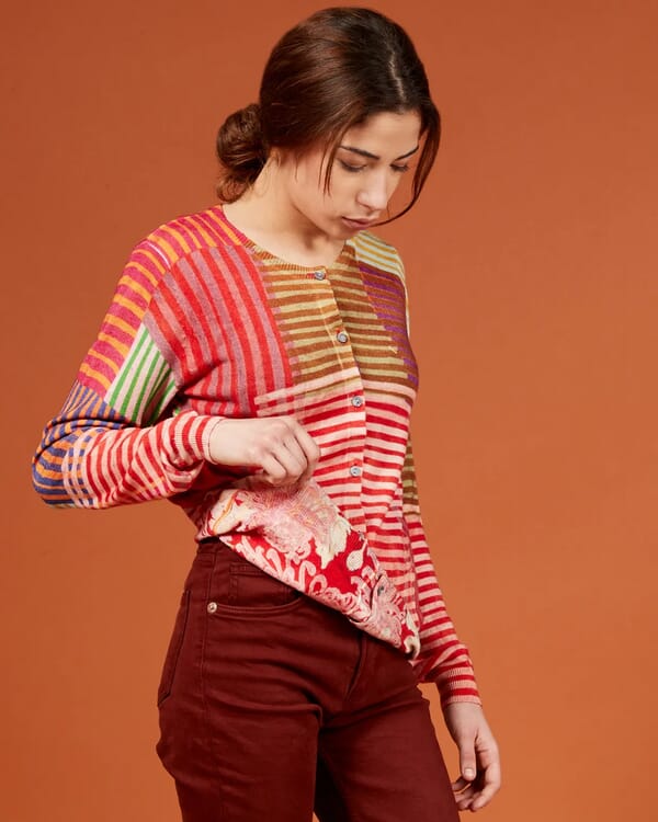 in bed with you FLORAL PRINT CREWNECK JUMPER COL. 860