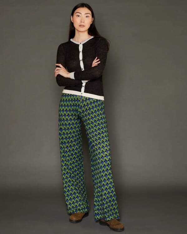 in bed with you FLORAL PRINT CREWNECK JUMPER COL. 989