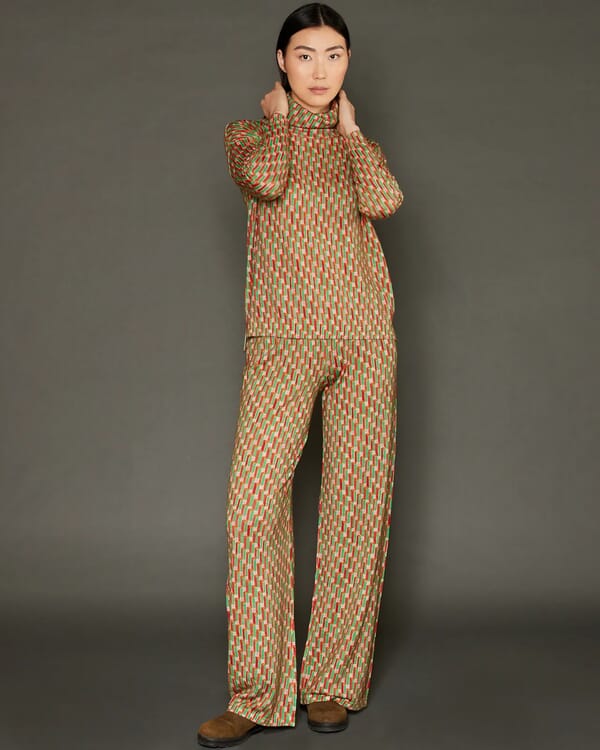 in bed with you FLORAL PRINT CREWNECK JUMPER COL. 989