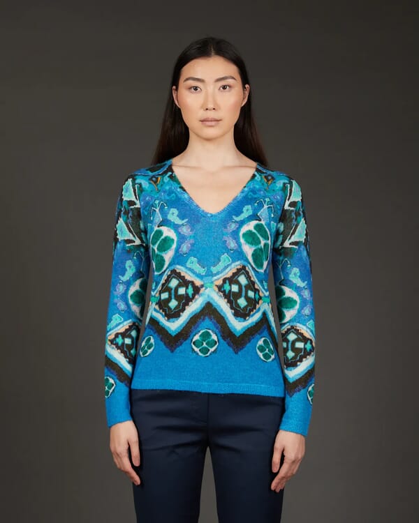 In Bed With You FLORAL PRINT HIGH NECK MID DRESS COL.158