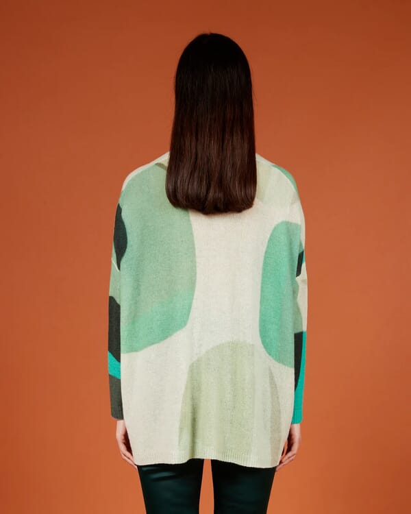 In Bed With You FLORAL PRINT LONG CARDIGAN JACKET COL.304