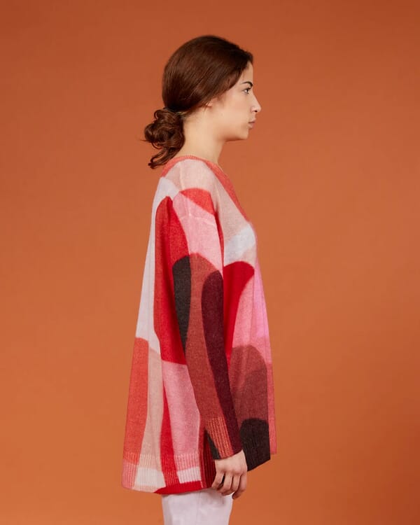 In Bed With You FLORAL PRINT LONG CARDIGAN JACKET COL.900