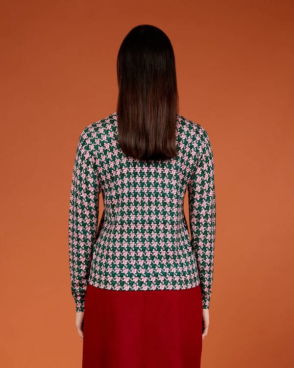 In Bed With You FLORAL PRINT LOOSE-FIT CARDIGAN COL.340