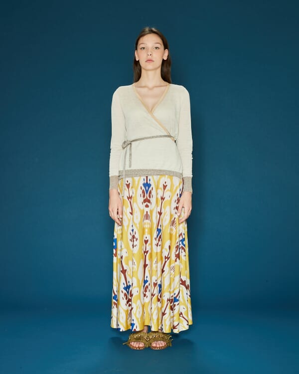 In Bed With You FLORAL PRINT V NECK CARDIGAN COL. 1004