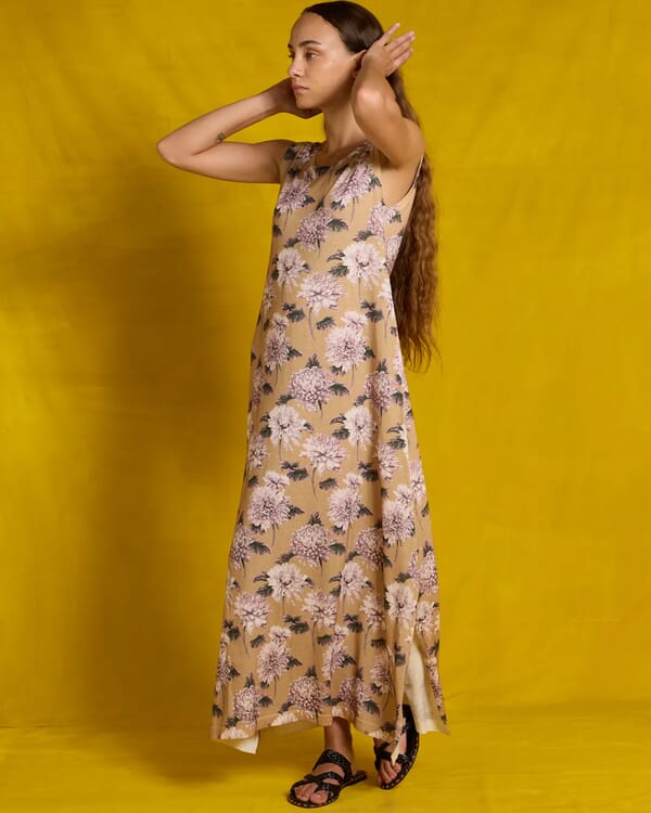 in bed with you FLORAL PRINT V NECK CARDIGAN COL.341