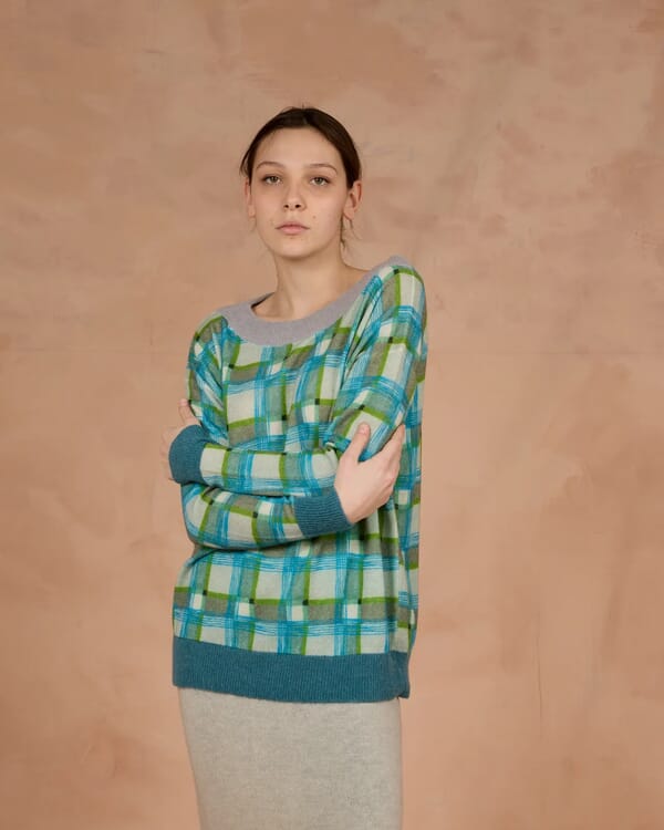 in bed with you FLORAL PRINT WRAP LONGUETTE SKIRT COL.997