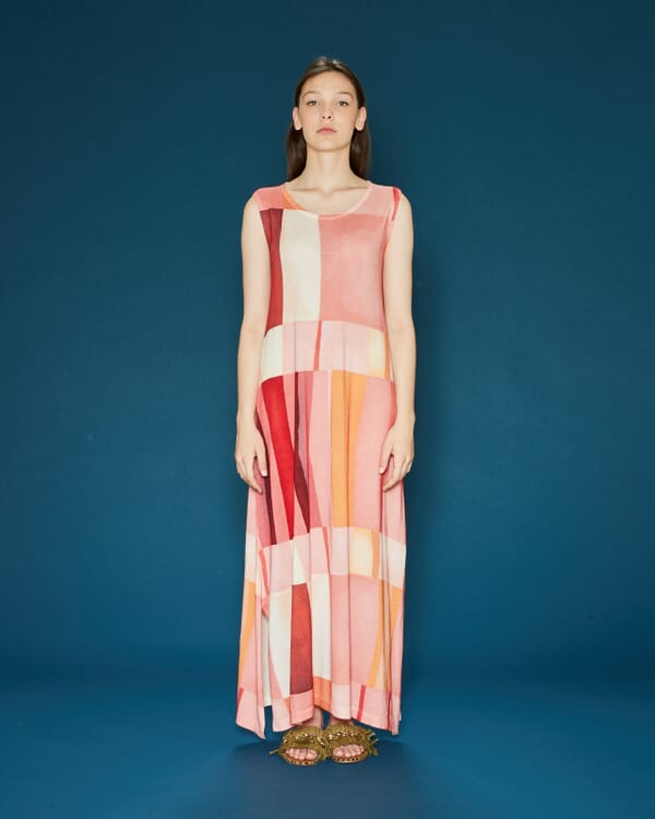 In Bed With You GEOMETRIC PRINT BATWING SLEEVE V NECK JUMPER COL.835