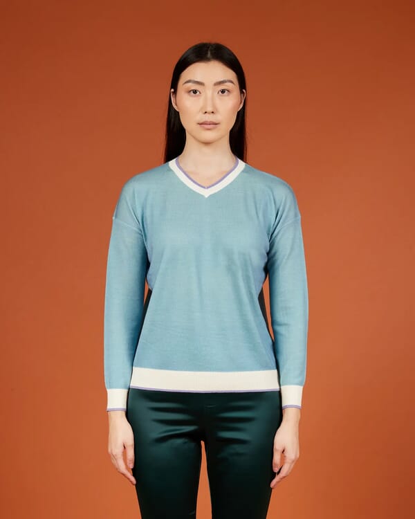 In Bed With You GEOMETRIC PRINT CARDIGAN WITH POCKETS COL. 914