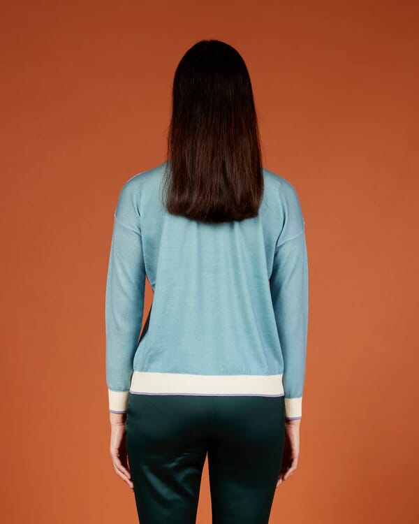 In Bed With You GEOMETRIC PRINT CARDIGAN WITH POCKETS COL. 914