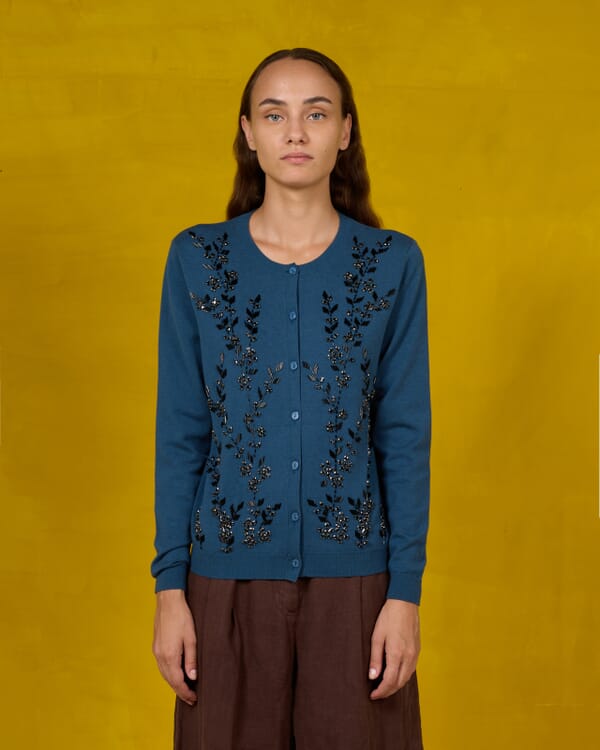 In Bed With You GEOMETRIC PRINT CREWNECK JUMPER COL.1058