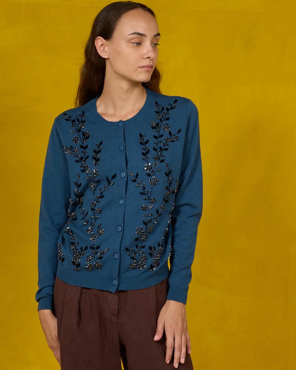 in bed with you GEOMETRIC PRINT CREWNECK JUMPER COL.1058