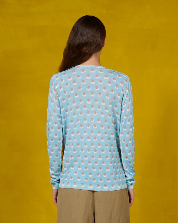 In Bed With You GEOMETRIC PRINT CREWNECK JUMPER COL. 124