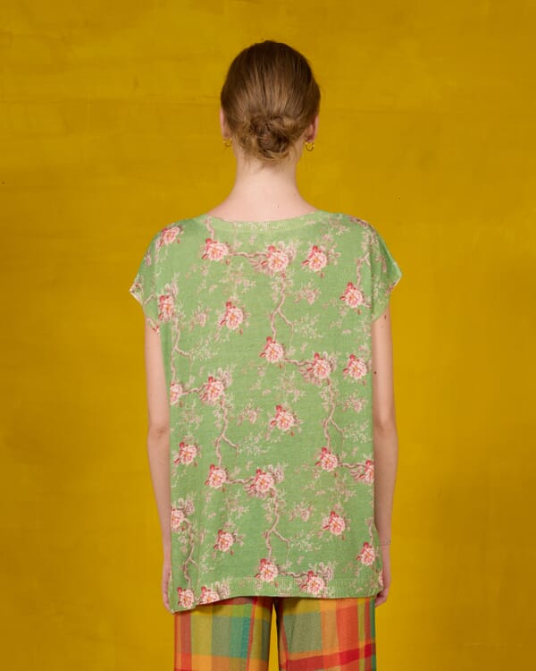 In Bed With You GEOMETRIC PRINT CREWNECK JUMPER COL. 229