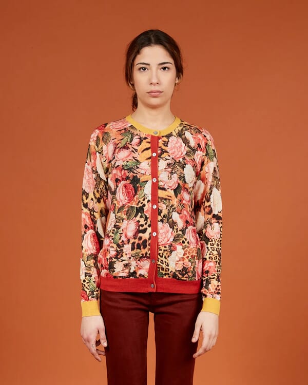 In Bed With You GEOMETRIC PRINT CREWNECK JUMPER COL. 229