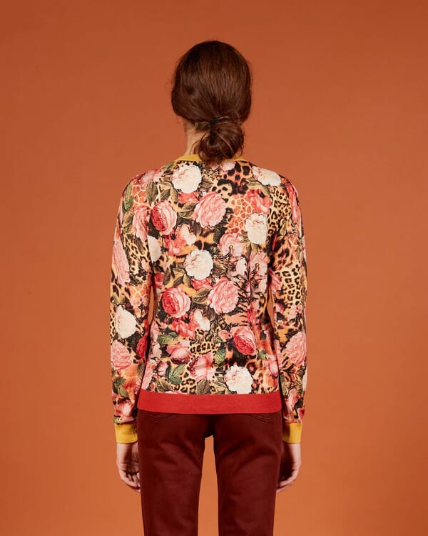 In Bed With You GEOMETRIC PRINT CREWNECK JUMPER COL. 229