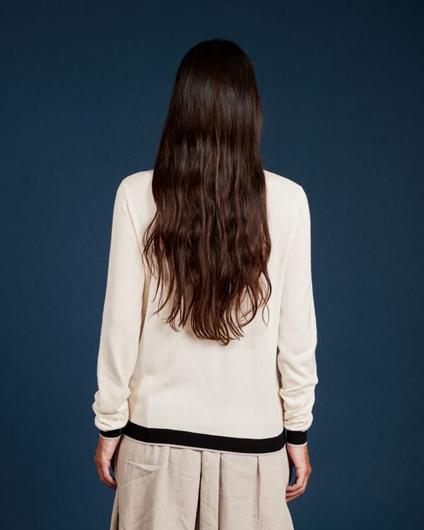 In Bed With You GEOMETRIC PRINT CREWNECK JUMPER COL. 229