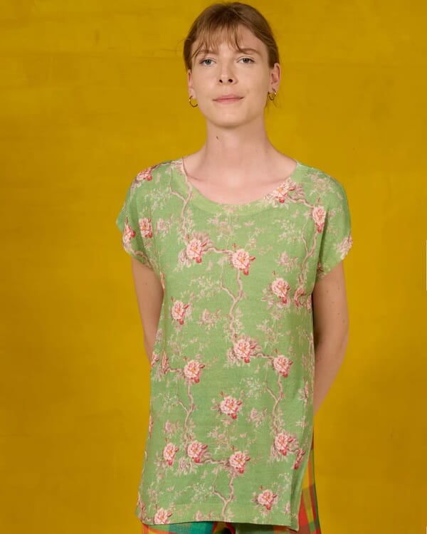 in bed with you GEOMETRIC PRINT CREWNECK JUMPER COL. 229