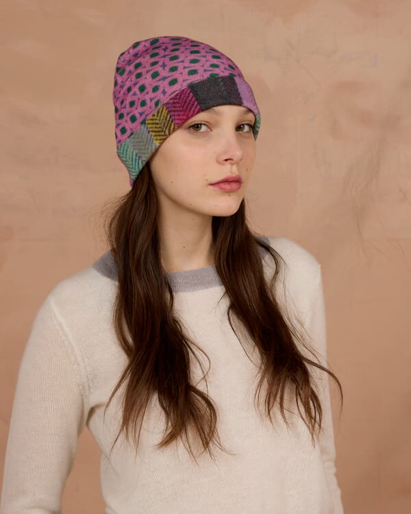 In Bed With You GEOMETRIC PRINT CREWNECK JUMPER COL.826