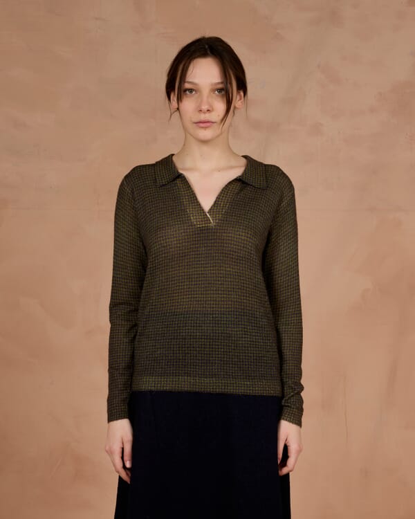 In Bed With You GEOMETRIC PRINT CREWNECK JUMPER COL.864