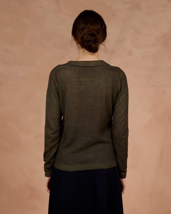 In Bed With You GEOMETRIC PRINT CREWNECK JUMPER COL.864