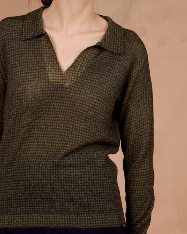 In Bed With You GEOMETRIC PRINT CREWNECK JUMPER COL.864