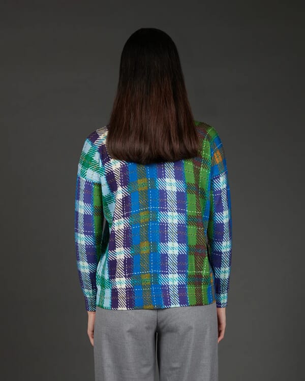 In Bed With You GEOMETRIC PRINT CREWNECK TANK TOP COL.990