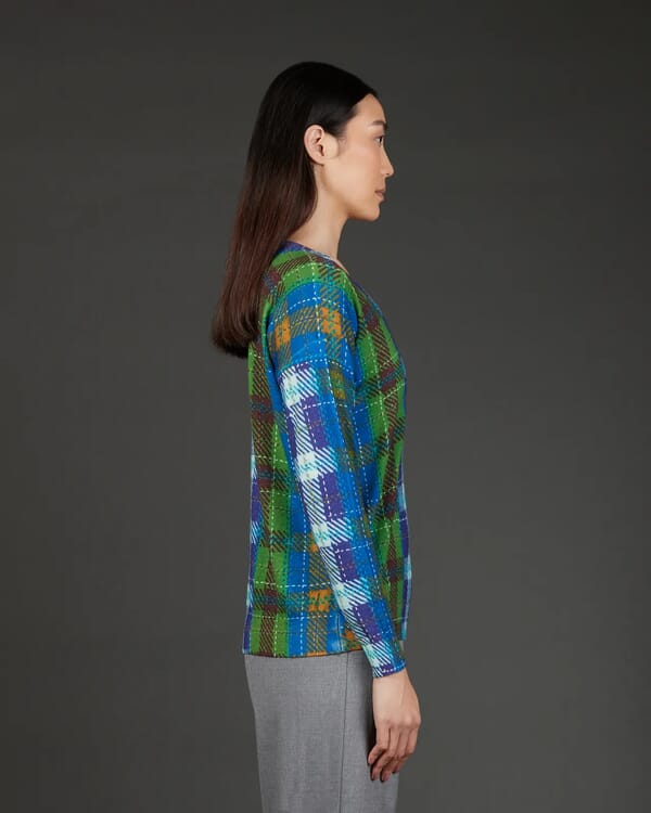 In Bed With You GEOMETRIC PRINT CREWNECK TANK TOP COL.990