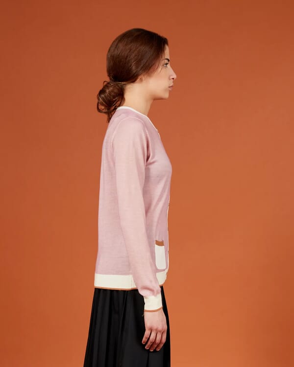 In Bed With You GEOMETRIC PRINT DUPLEX POLO COL.371