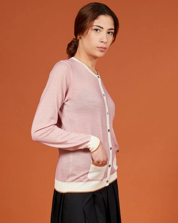 in bed with you GEOMETRIC PRINT DUPLEX POLO COL.371