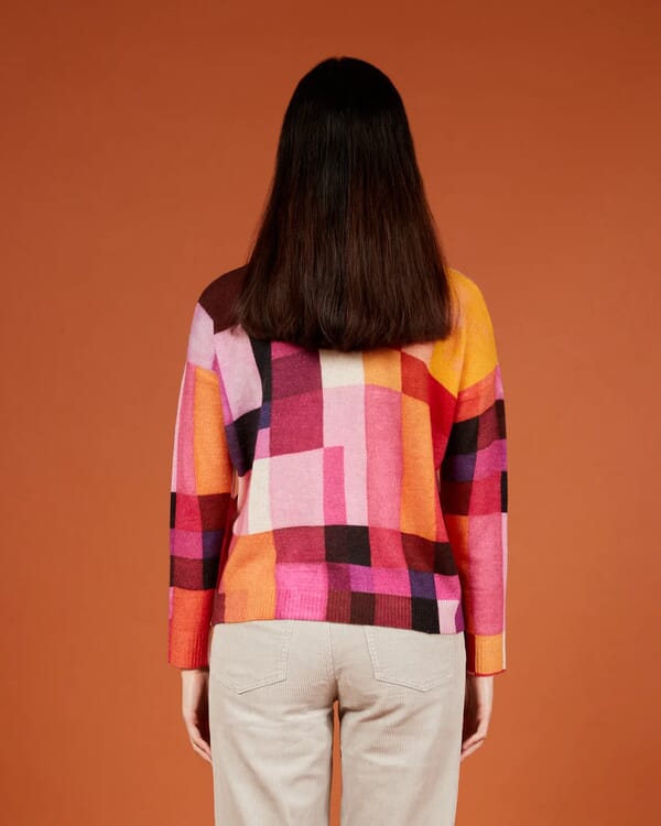 In Bed With You GEOMETRIC PRINT DUPLEX POLO COL.903