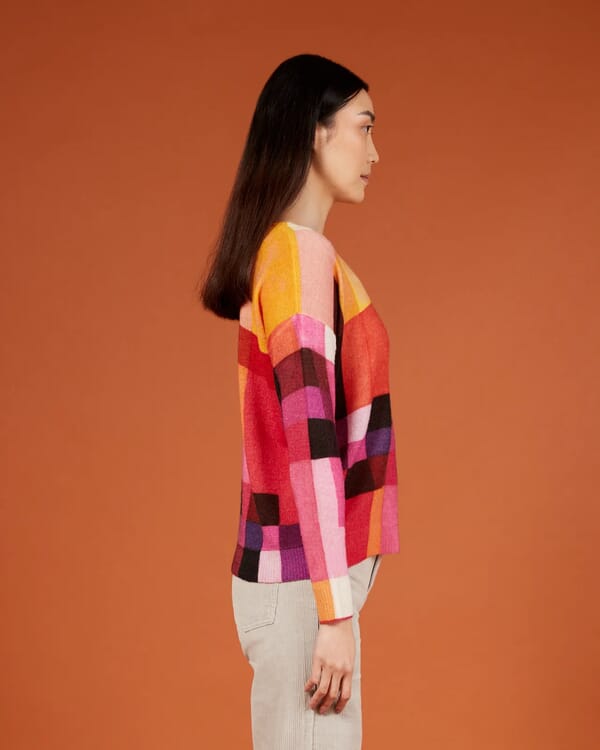 In Bed With You GEOMETRIC PRINT DUPLEX POLO COL.903