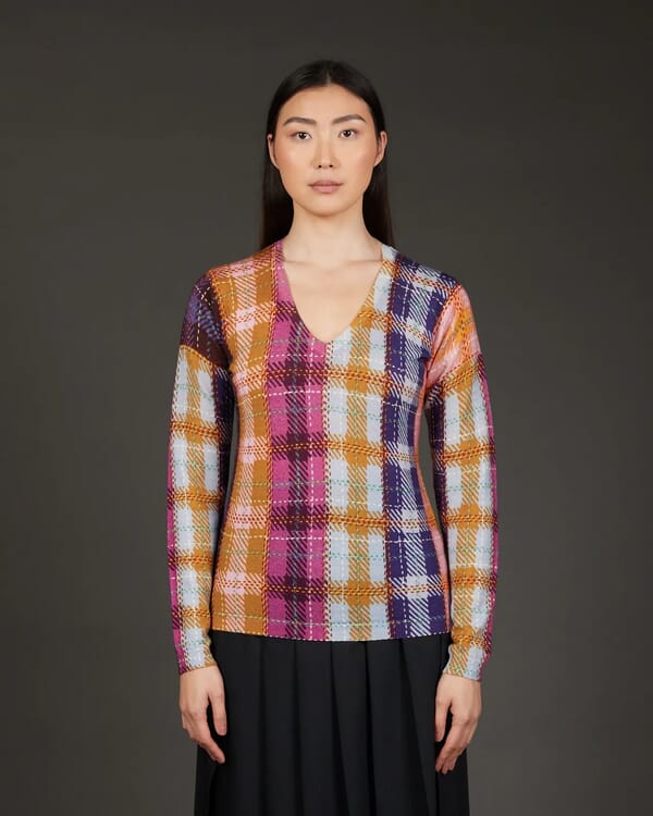 In Bed With You GEOMETRIC PRINT LONG TROUSERS COL.837