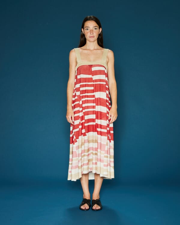 In Bed With You GEOMETRIC PRINT LOOSE-FIT CARDIGAN COL.1018