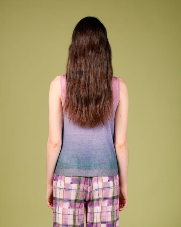 In Bed With You GEOMETRIC PRINT POLO NECK JUMPER COL.810