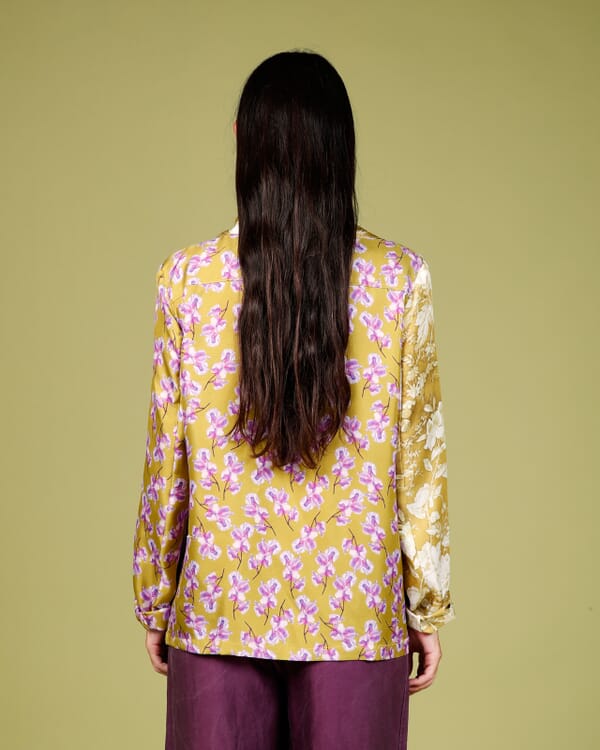 In Bed With You GEOMETRIC PRINT POLO NECK JUMPER COL.842