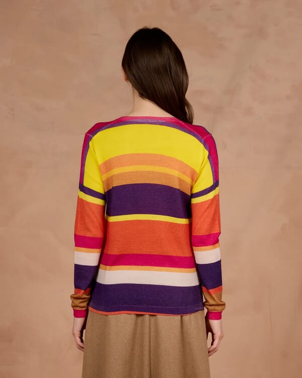 in bed with you GEOMETRIC PRINT POLO NECK JUMPER COL.842