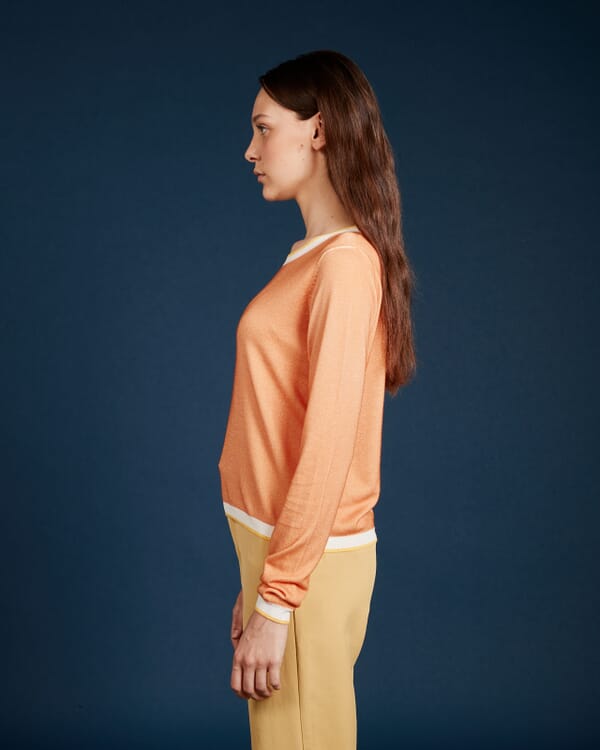 In Bed With You GEOMETRIC PRINT POLO NECK JUMPER COL.842