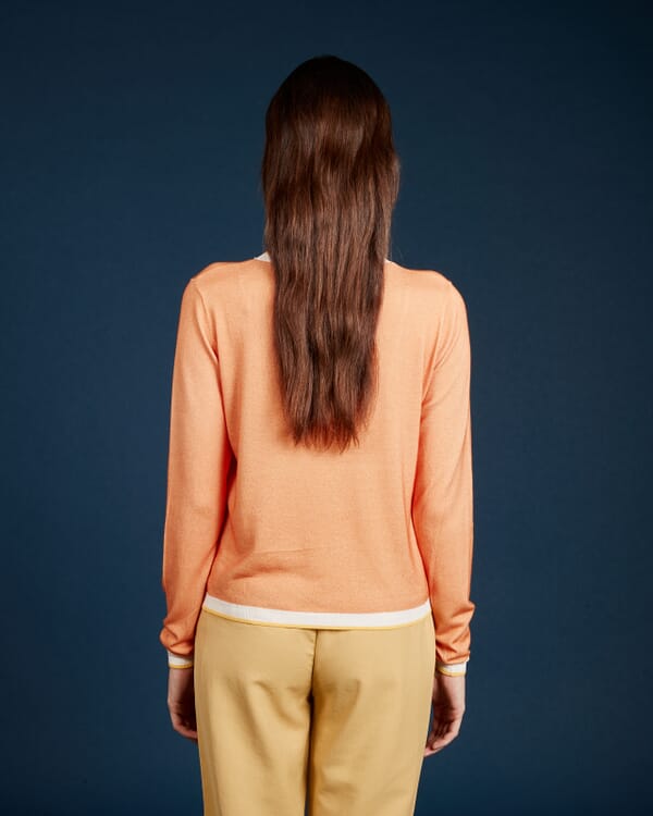 In Bed With You GEOMETRIC PRINT POLO NECK JUMPER COL.842