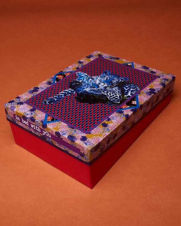 In Bed With You GEOMETRIC PRINT V NECK JUMPER COL.109