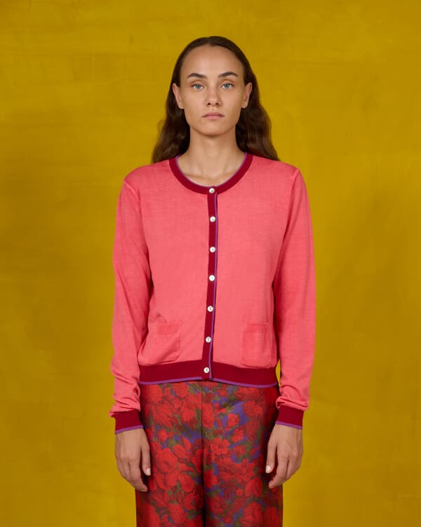 In Bed With You GEOMETRIC PRINT V NECK JUMPER COL. 329