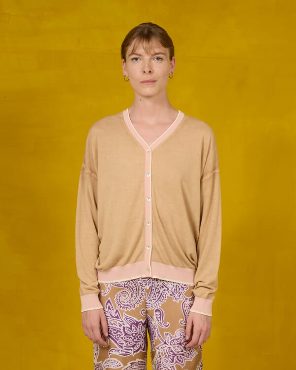 In Bed With You GEOMETRIC PRINT V NECK JUMPER COL. 351