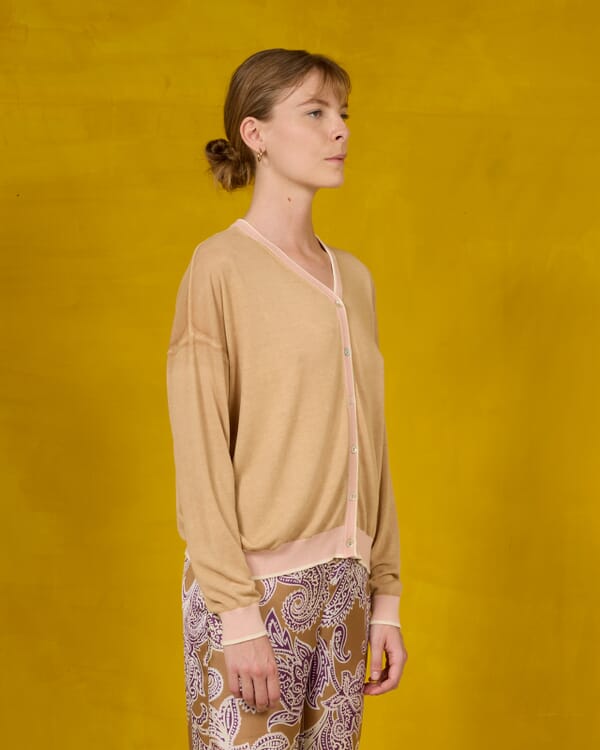 In Bed With You GEOMETRIC PRINT V NECK JUMPER COL. 351