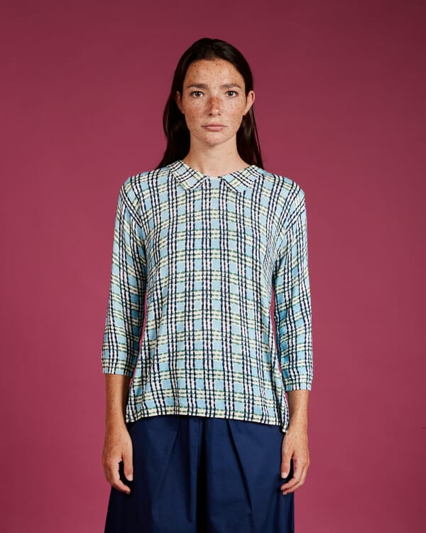 In Bed With You GEOMETRIC PRINT V NECK LONG CARDIGAN COL.112