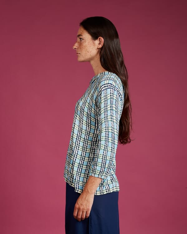 In Bed With You GEOMETRIC PRINT V NECK LONG CARDIGAN COL.112