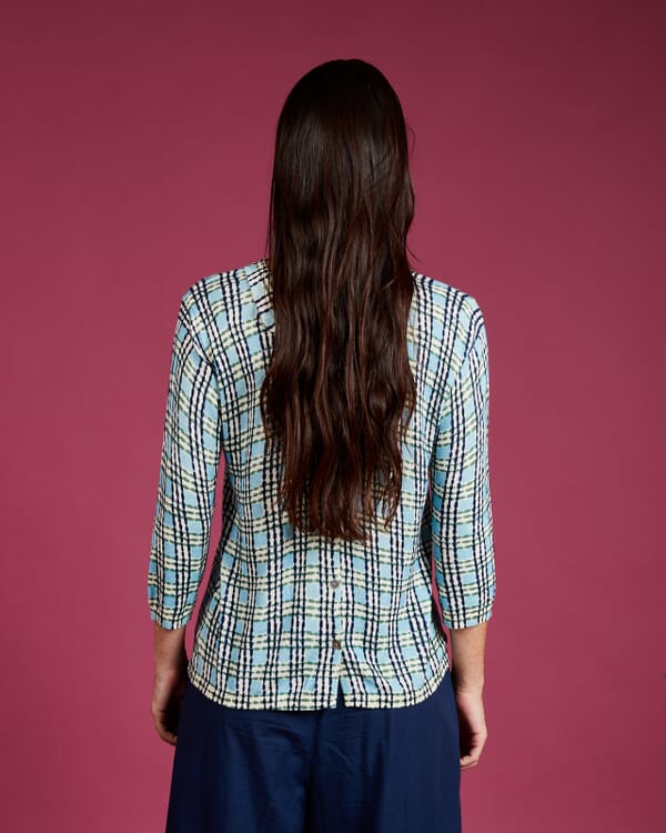 In Bed With You GEOMETRIC PRINT V NECK LONG CARDIGAN COL.112