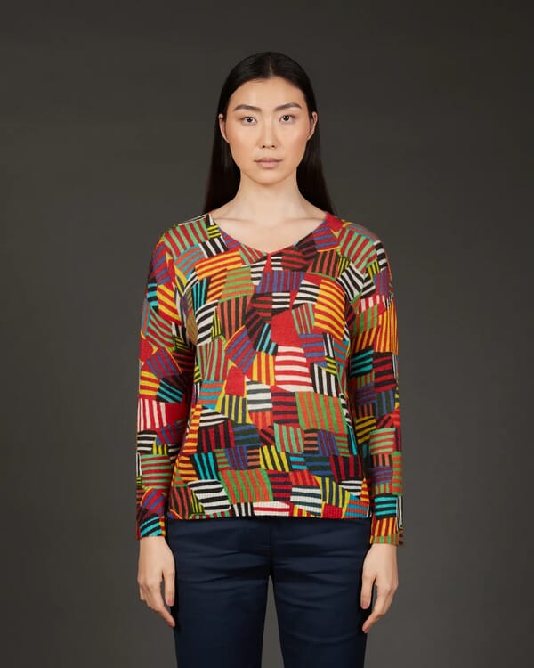 In Bed With You ABSTRACT PRINT BALACLAVA COL.188