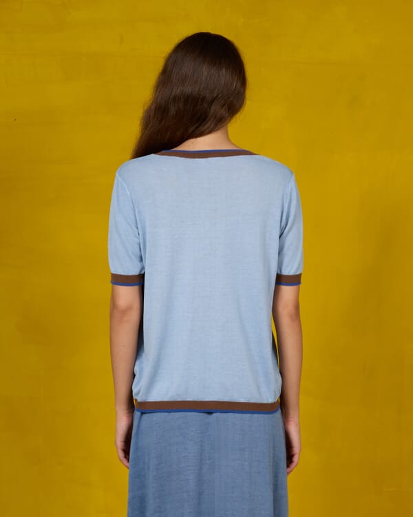 In Bed With You ABSTRACT PRINT POLO COL.1028