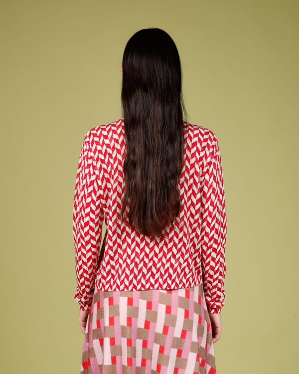 In Bed With You ABSTRACT PRINT TOP COL.1002