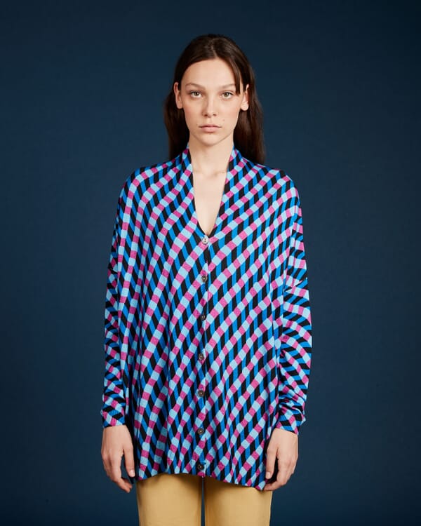 In Bed With You ABSTRACT PRINT TOP COL.1002